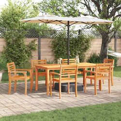 Compact and Elegant 7-Piece Garden Dining Set
