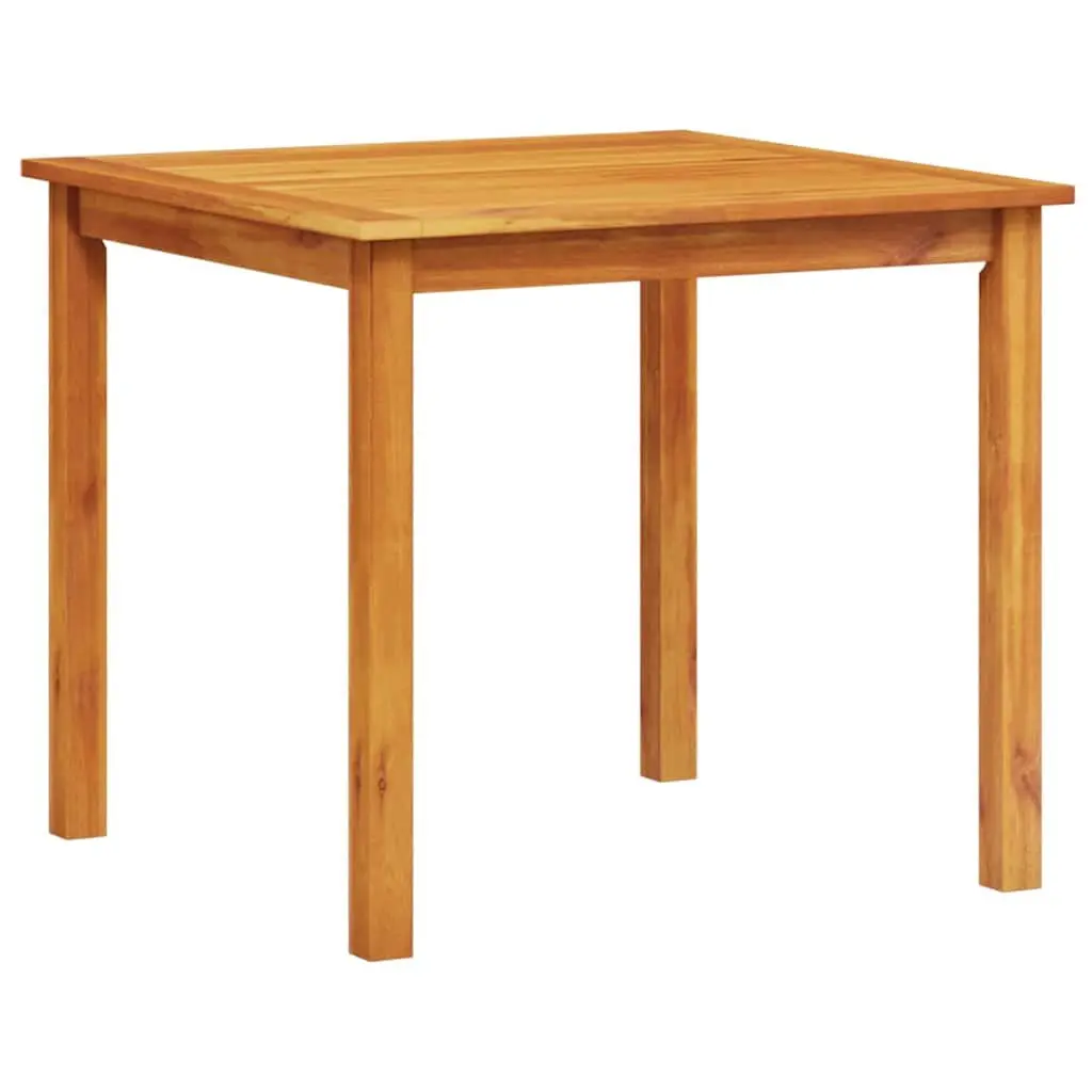 Garden Dining Set 3 Pcs Brown Outdoor Furniture Acacia Wood Table Chairs