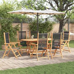 Compact and Durable 7-Piece Garden Dining Set