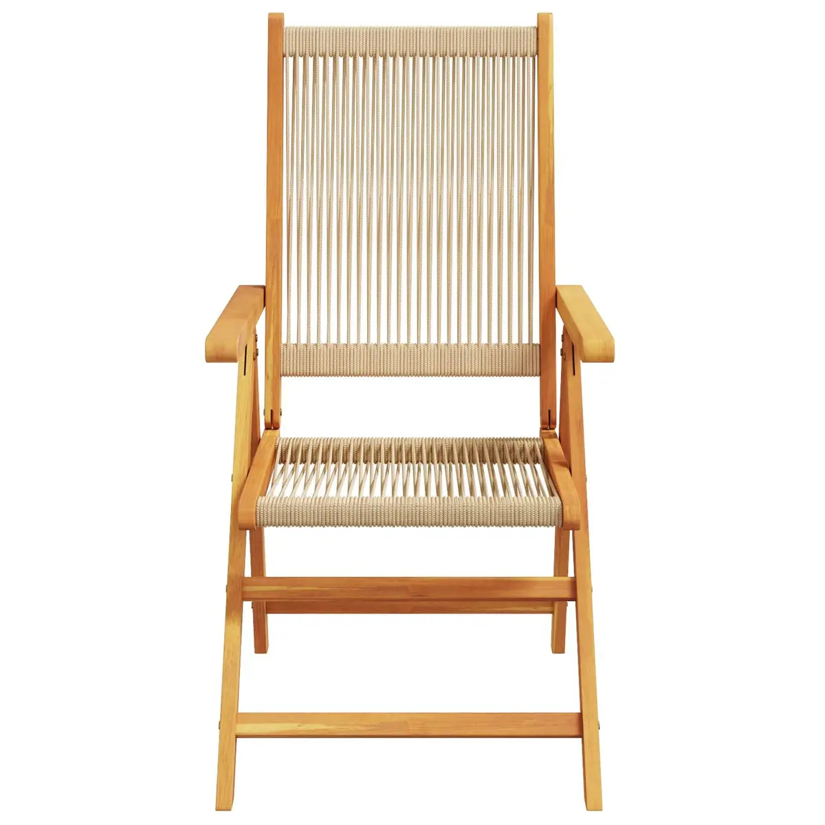 5-Piece Folding Garden Dining Set in Solid Acacia Wood