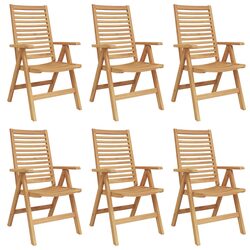 Compact and Convenient Teak Wood Folding Chair