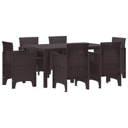 Compact 7-Piece Outdoor Dining Set for Any Space