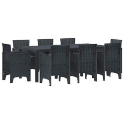 Compact 9-Piece Outdoor Dining Set for Every Occasion