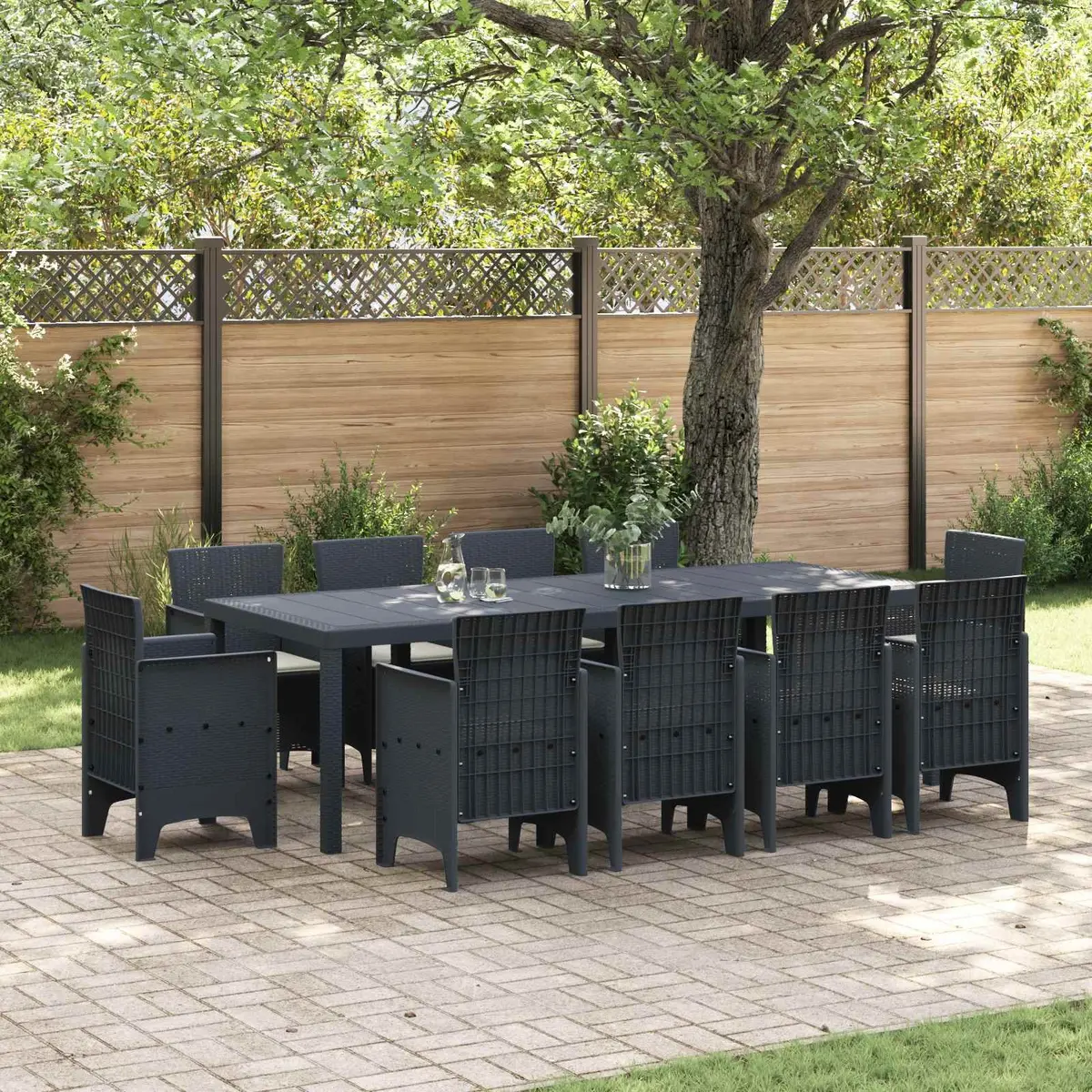 11 Piece Garden Dining Set