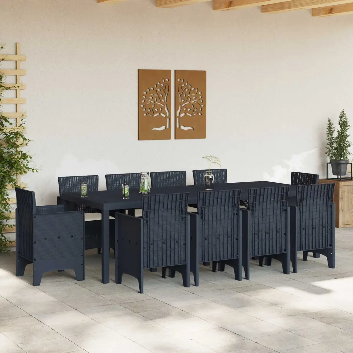 11 Piece Garden Dining Set