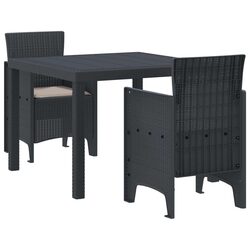 Compact 3 Piece Garden Dining Set for Your Outdoor Space