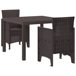 Simple and Stylish 3 Piece Garden Dining Set