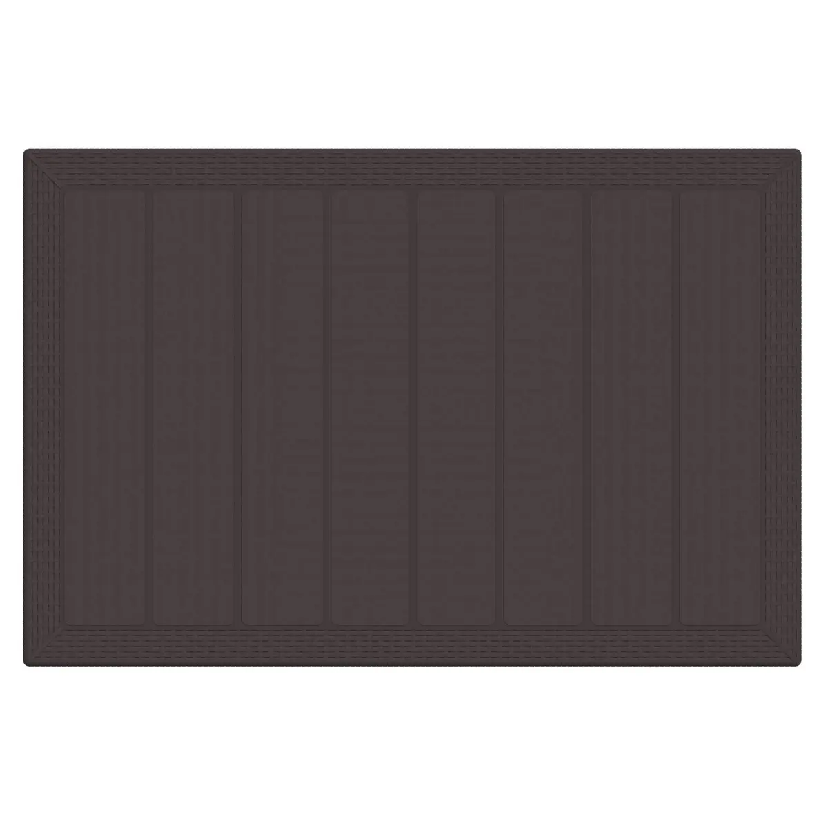 Garden Dining Set 5 Piece Outdoor Furniture Patio Rattan Table Chairs Brown