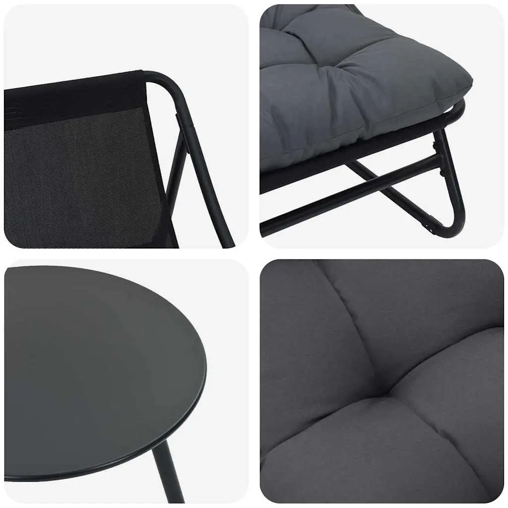 5-Piece Outdoor Dining Set with Cushions