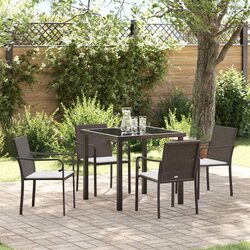 Durable 5-Piece Outdoor Dining Set with Modern Design