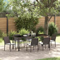Compact and Sturdy 7-Piece Garden Dining Set