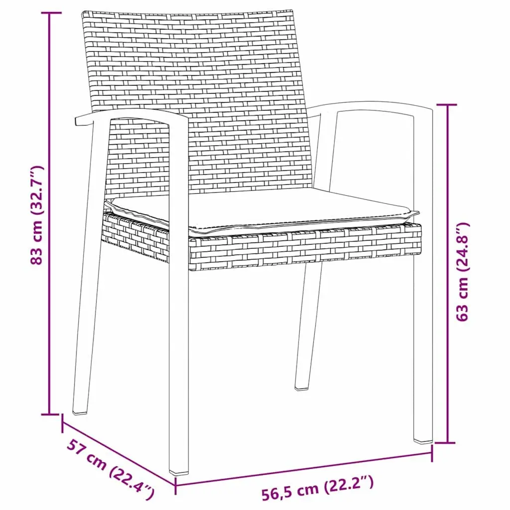 5 Piece Garden Dining Set