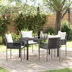 Compact 5-Piece Garden Dining Set for Patio Use