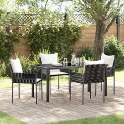 Compact 5 Piece Outdoor Dining Set for Stylish Meals