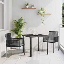 Compact 3-Piece Garden Dining Set for Outdoor Spaces