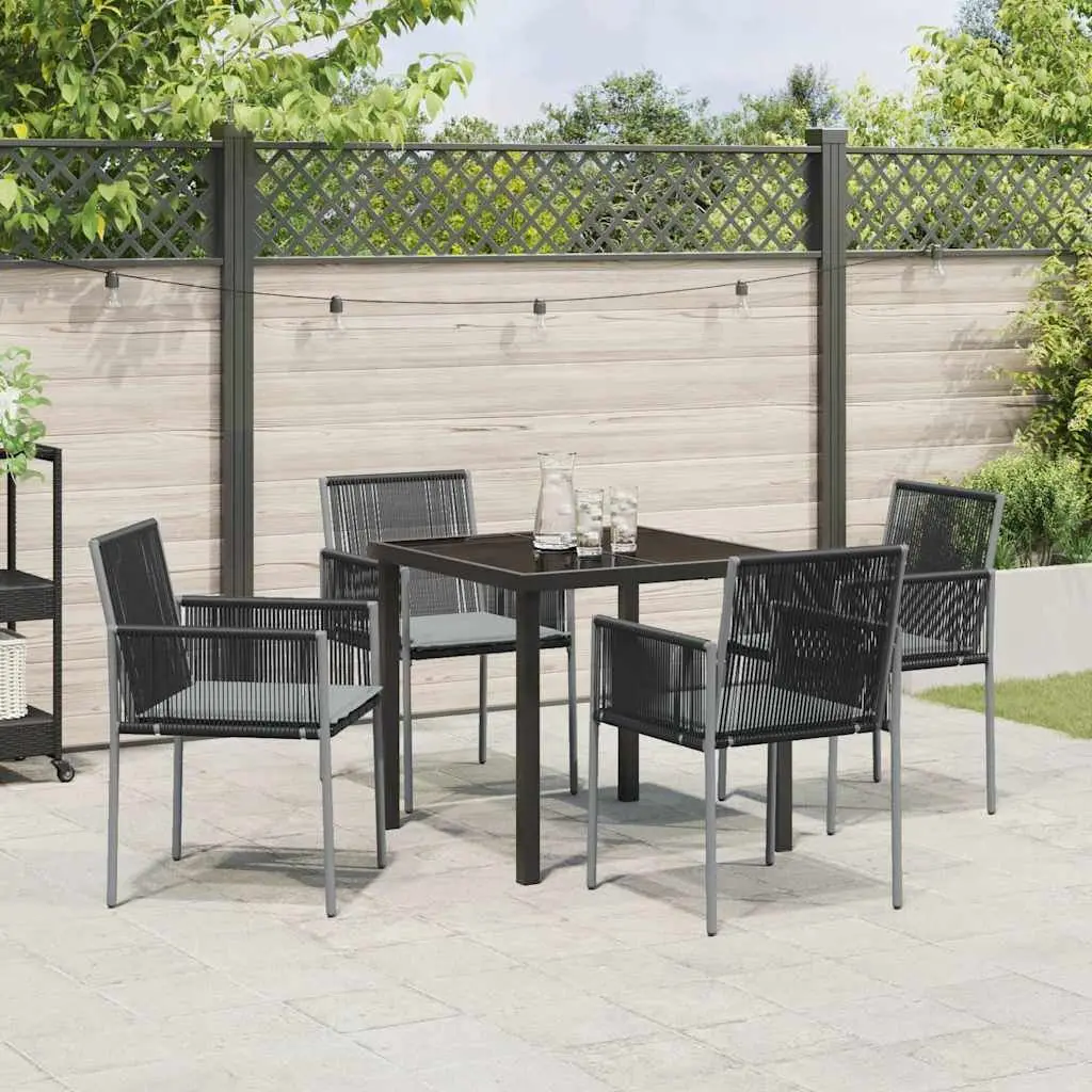 5-Piece Garden Dining Set for Relaxed Outdoor Dining
