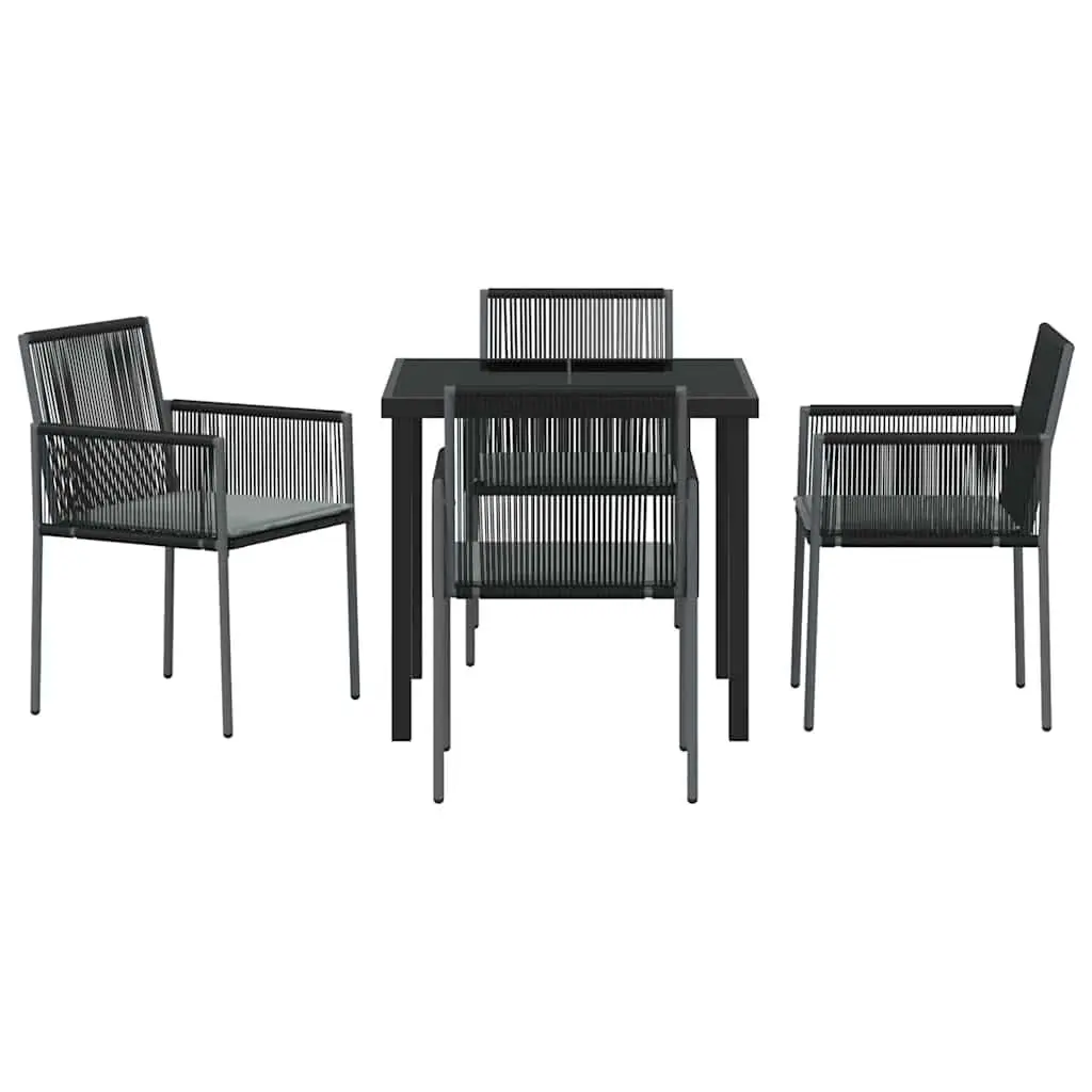 5-Piece Garden Dining Set for Relaxed Outdoor Dining