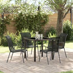 Concise 5-Piece Garden Dining Set Overview