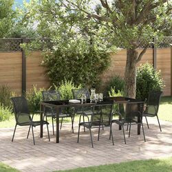7-Piece Garden Dining Set: Modern and Functional