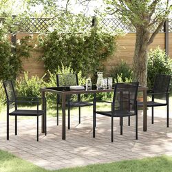 Concise 5-Piece Modern Outdoor Dining Set