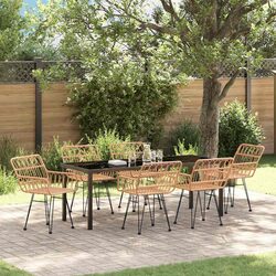Compact Yet Stylish: 7-Piece Outdoor Dining Set