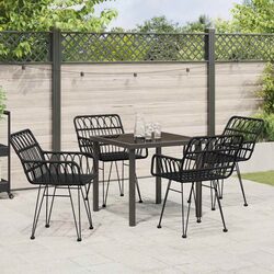 Compact and Stylish Garden Dining Set for 5