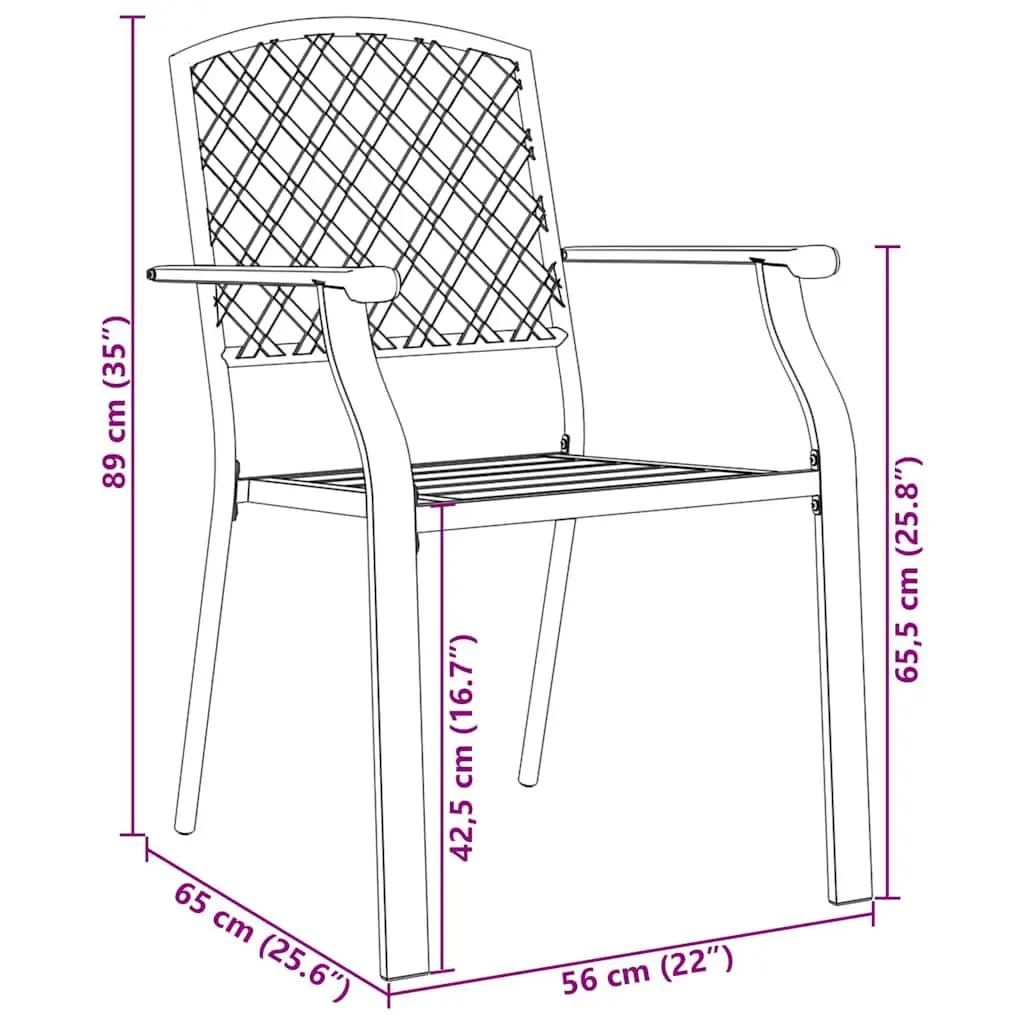 Garden Dining Set 5 Piece Outdoor Furniture Anthracite Steel Tempered Glass