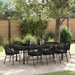 9 Piece Garden Dining Set: Simple and Stylish Solution
