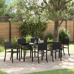 Concise 7-Piece Garden Dining Set Overview