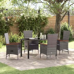 5-Piece Dining Set for Modern Outdoor Living