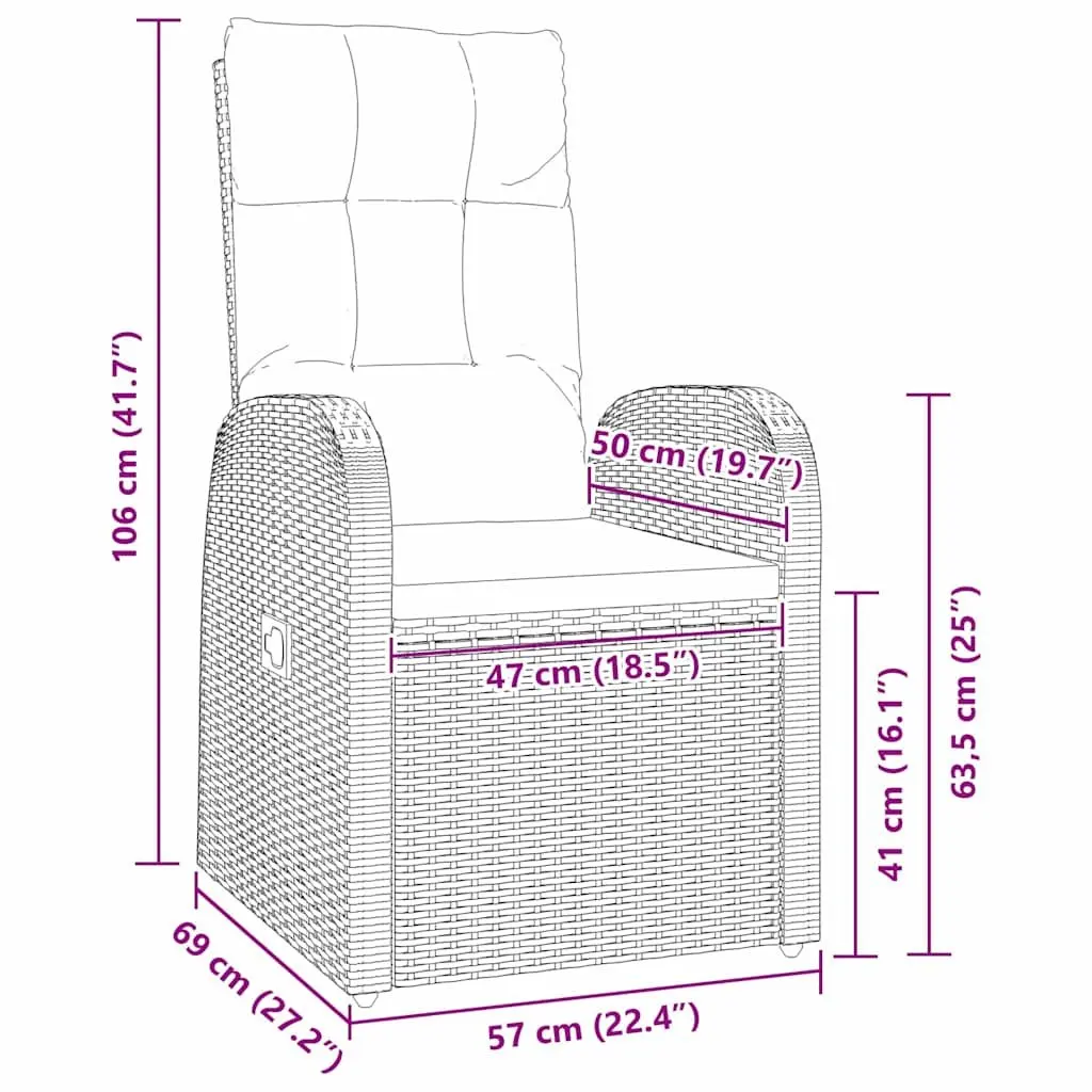Outdoor Dining Set Black 5 Piece Poly Rattan Garden Furniture with Glass Table