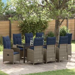 Compact 9-Piece Outdoor Dining Set for All Spaces