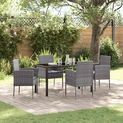 Compact 5-Piece Garden Dining Set for Outdoor Spaces