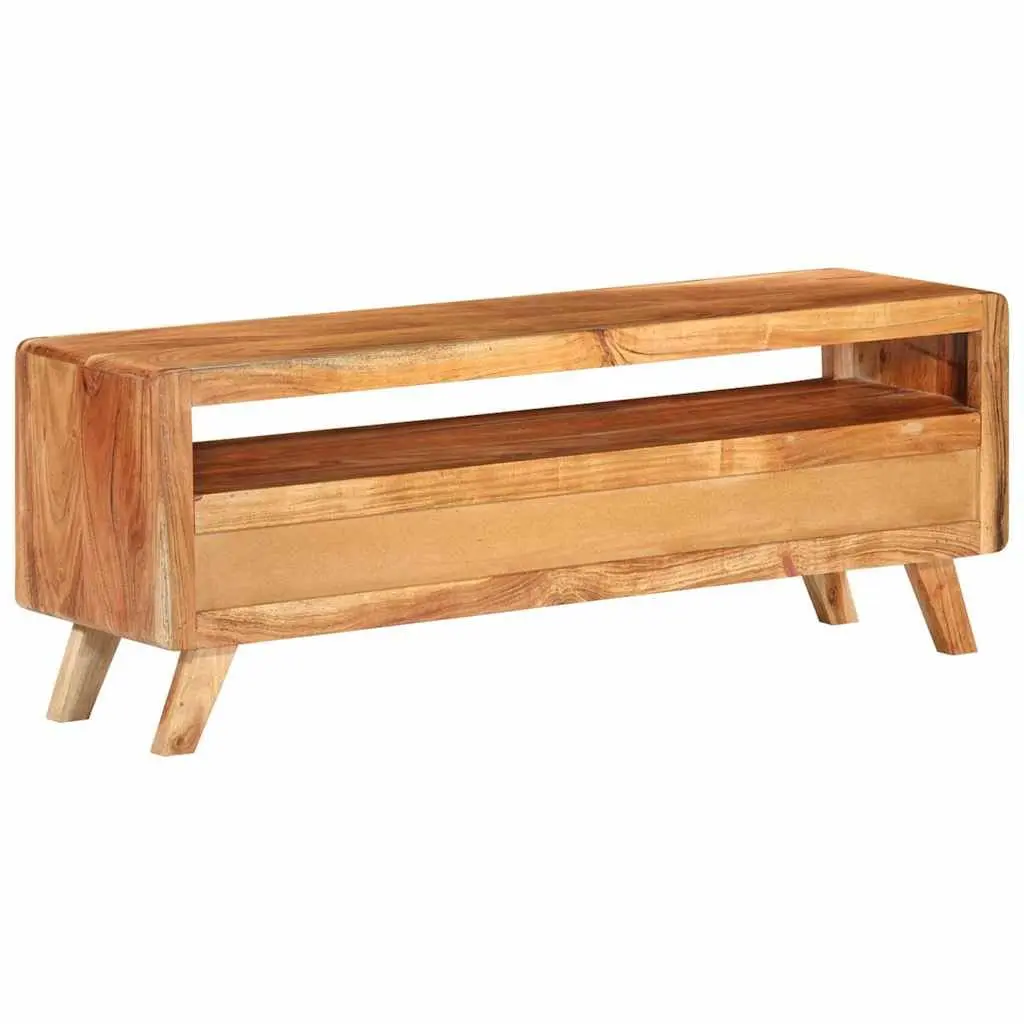 Brown TV Cabinet in Solid Acacia Wood