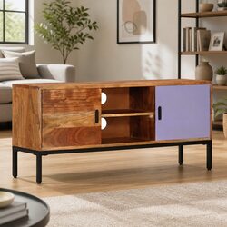 Compact TV Cabinet with Unique Character