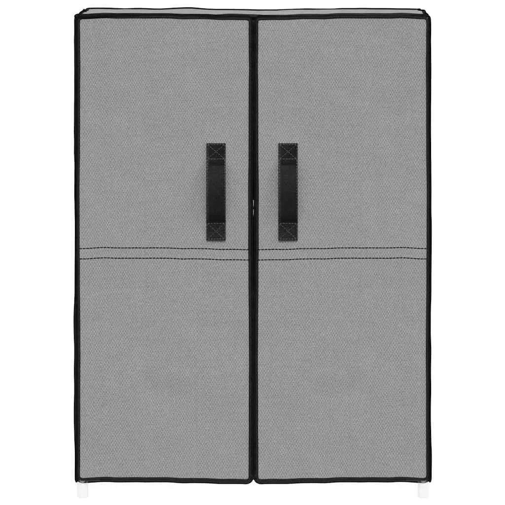 Shoe Cabinet Grey 5-Tier Fabric Storage Organiser Rack Shelves