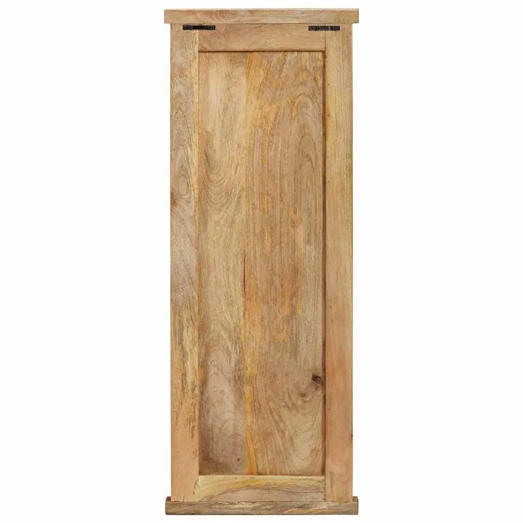 Coat Racks Brown 2 Pieces Solid Wood Wall-Mounted Retro Hooks