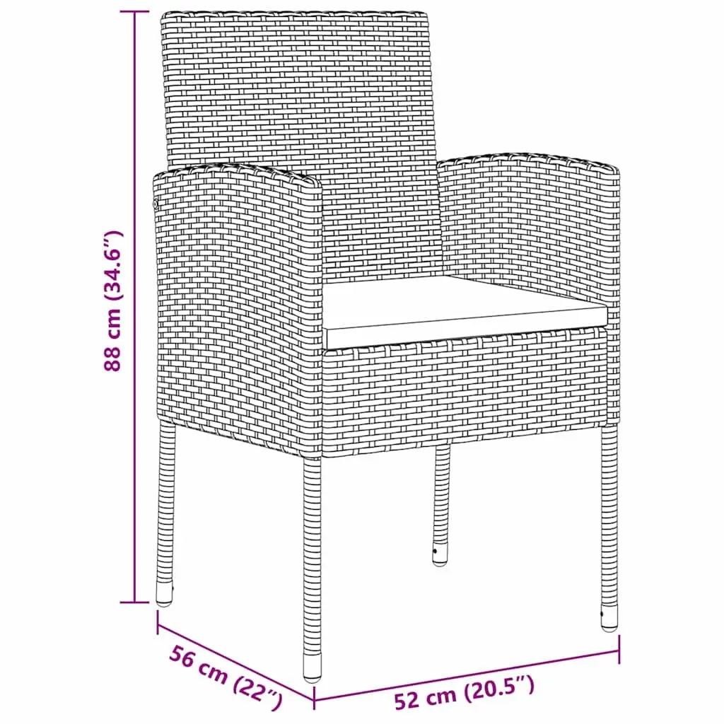 Garden Dining Set Grey 5 Piece Outdoor Furniture Poly Rattan Glass Top Table Chairs