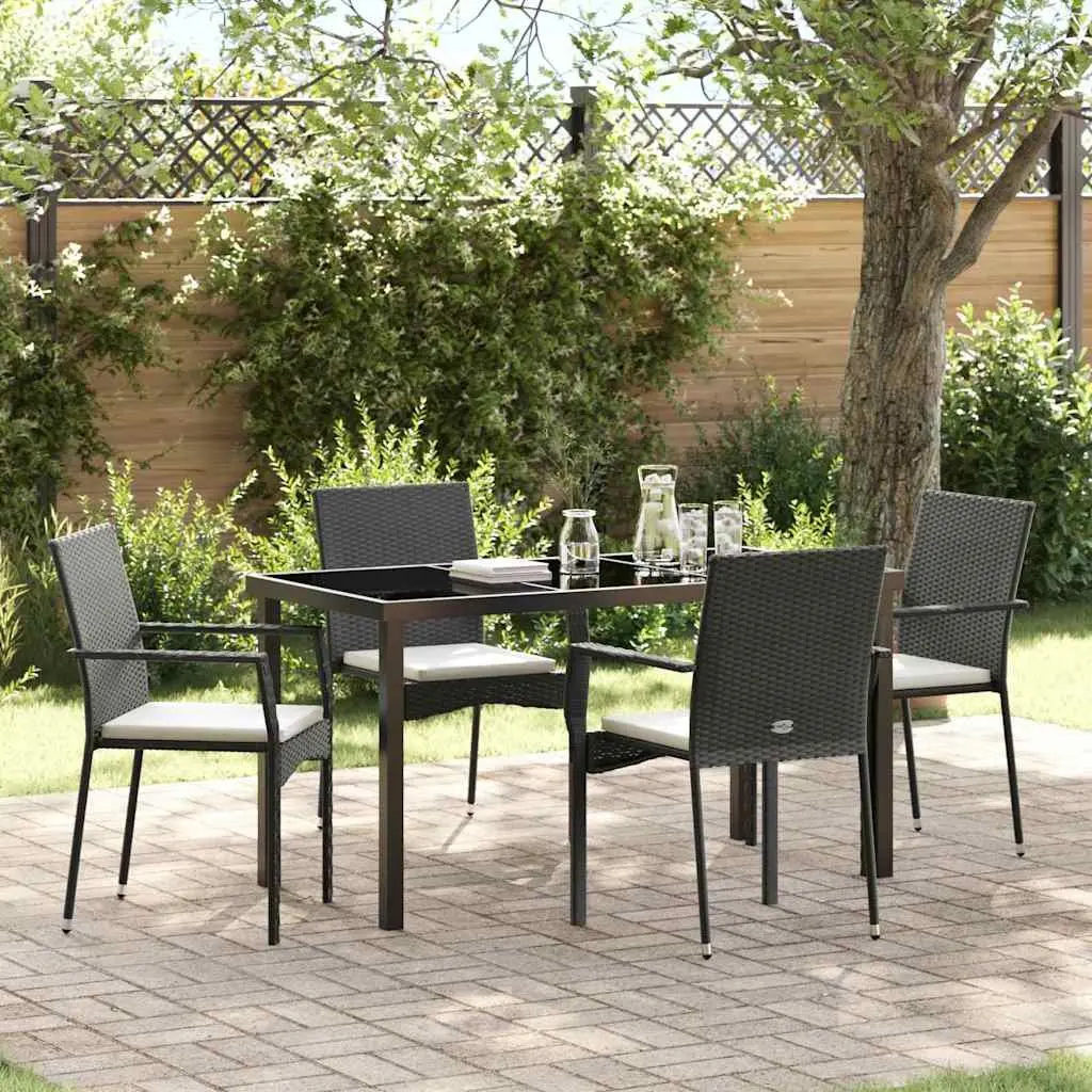 5-Piece Garden Dining Set for Outdoors