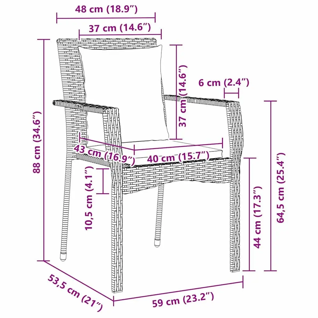 Garden Dining Set 5 Piece Outdoor Furniture Tempered Glass Table Cushioned Seats