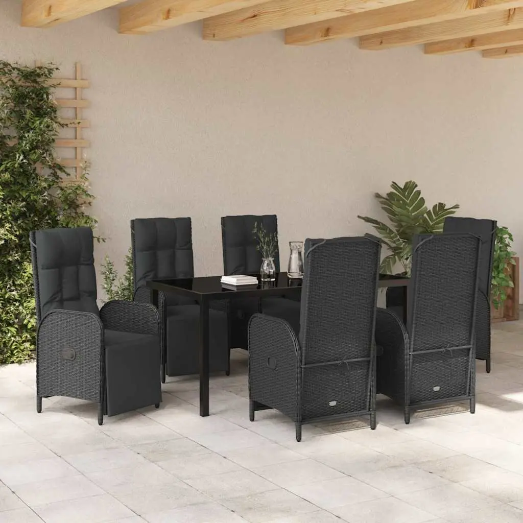7 Piece Outdoor Dining Set with Cushions