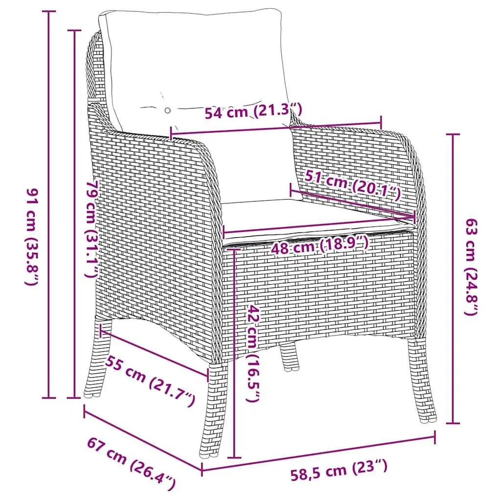 Garden Dining Set 5 Piece Outdoor Furniture with Cushions Grey Poly Rattan