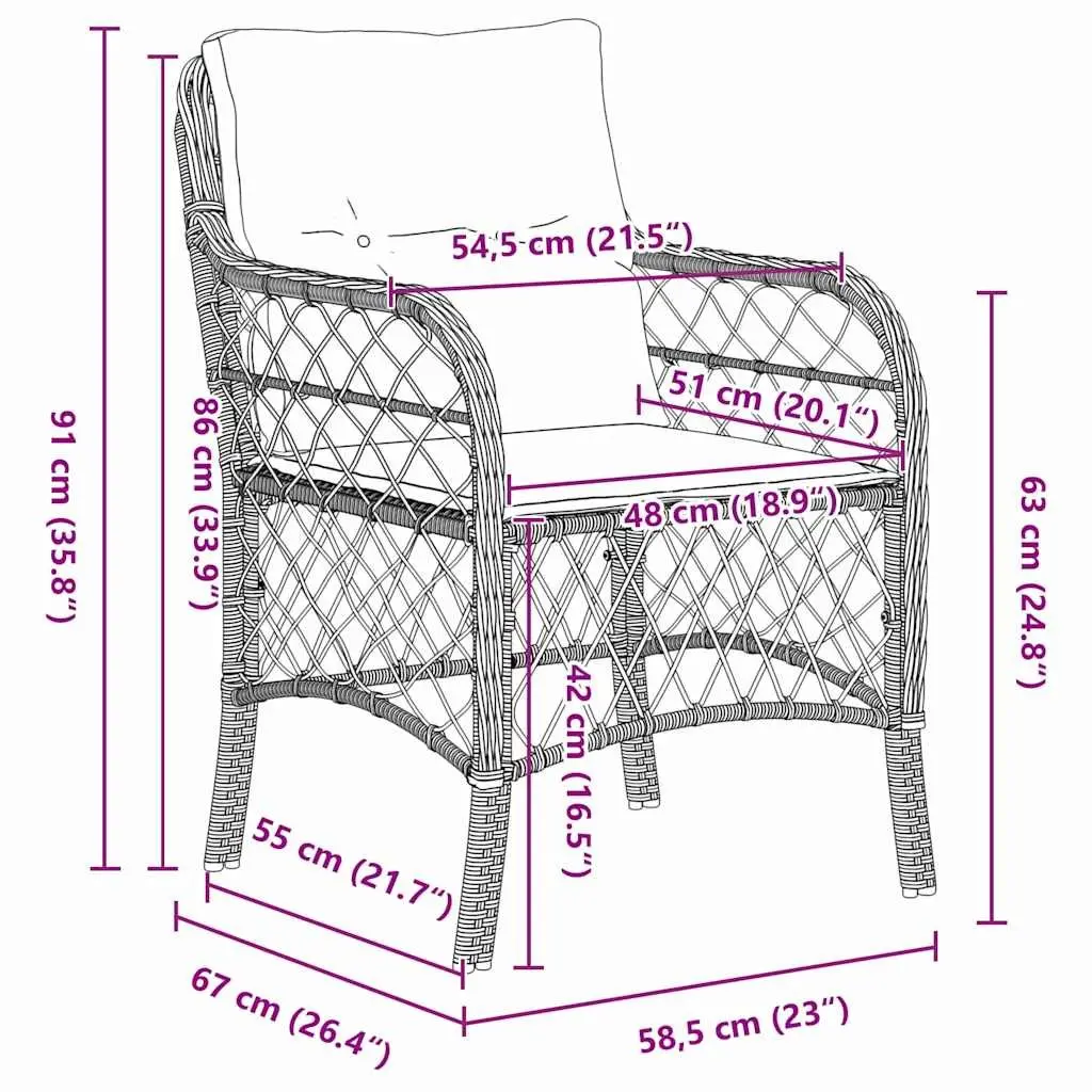 Garden Dining Set 5 Piece Outdoor Furniture Black Poly Rattan Steel Frame