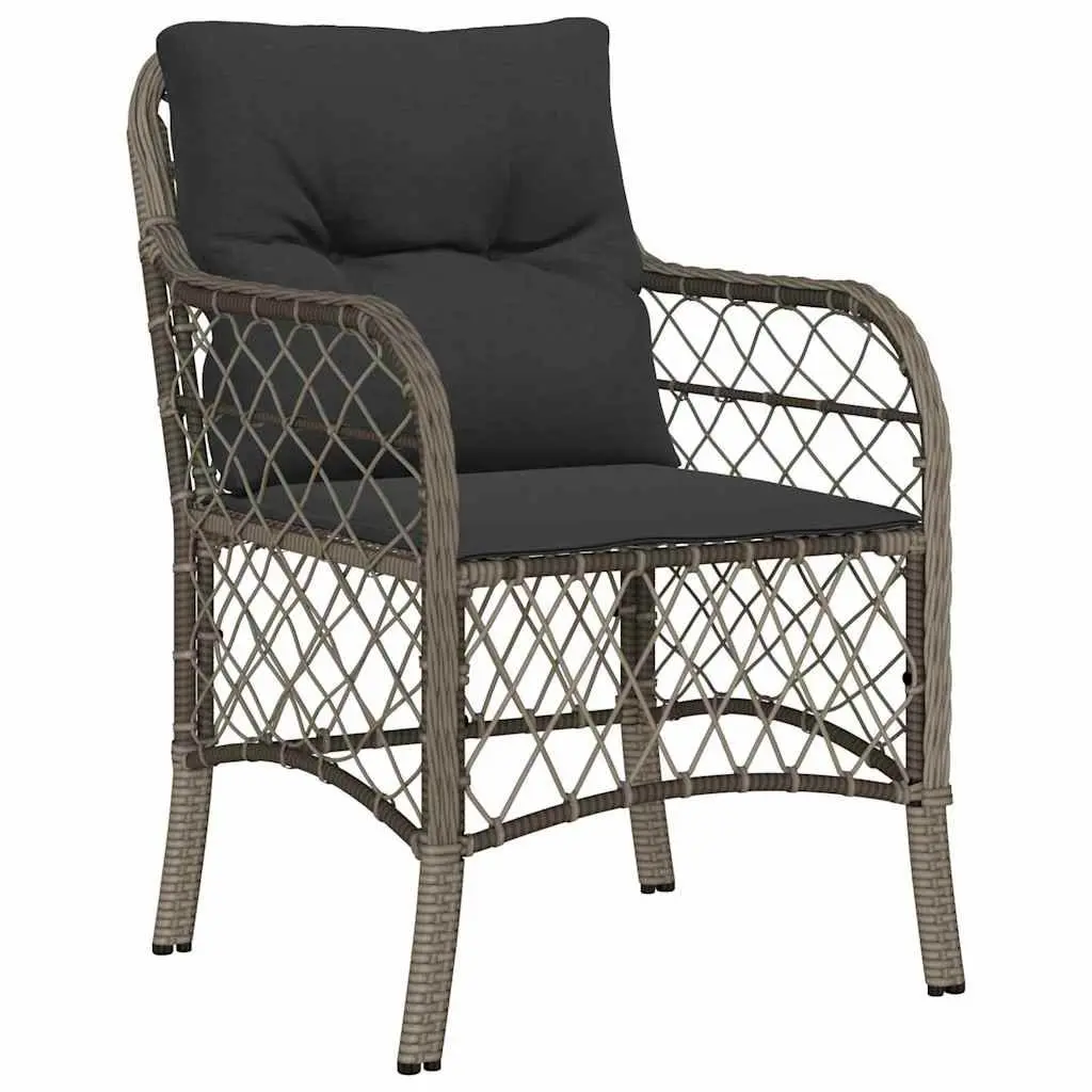 5-Piece Grey Outdoor Dining Set with Easy Maintenance