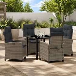 Compact and Durable 5 Piece Garden Dining Set