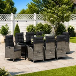 9-Piece Garden Dining Set - Stylish and Functional