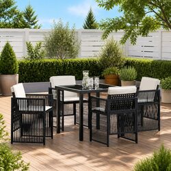 5 Piece Garden Dining Set: Stylish and Durable