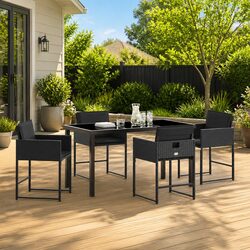Compact and Stylish 5-Piece Garden Dining Set
