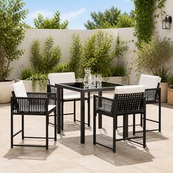 5 Piece Outdoor Dining Set with Modern Design