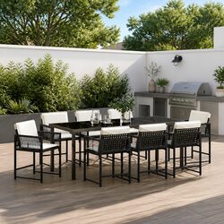 9-Piece Outdoor Dining Set: Stylish and Functional